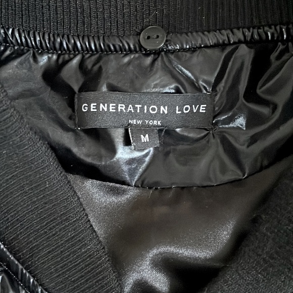 Generation Love quilted light puffer coat with silver grommets. - Picture 2 of 4